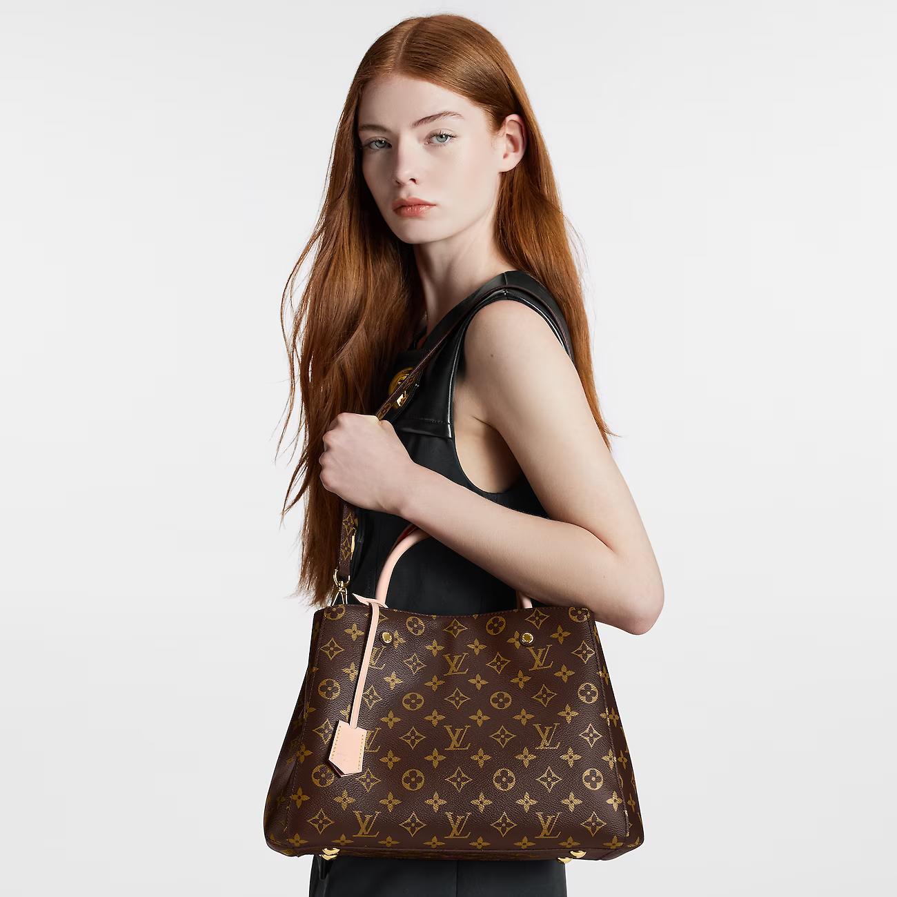 Túi Louis Vuitton Montaigne MM Nữ Nâu